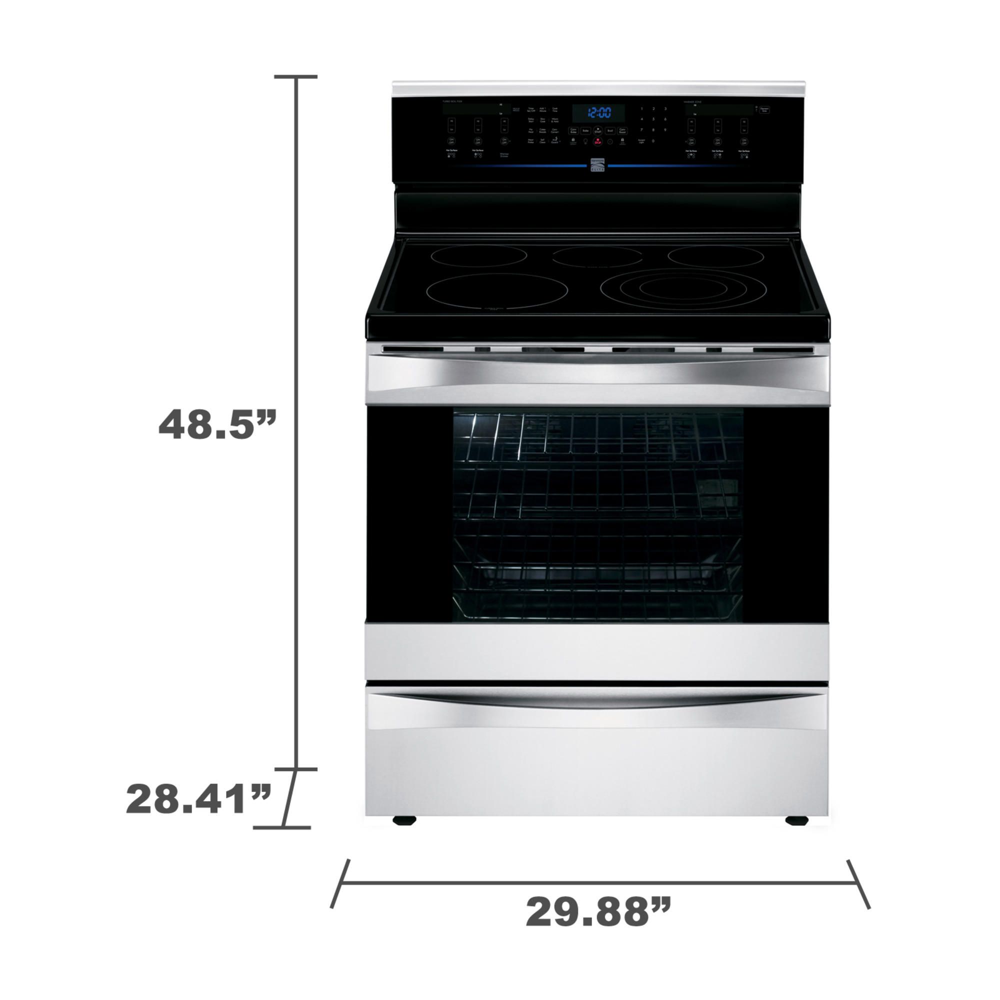 Kenmore 5 4 Cu Ft Electric Range Sleek Low Maintenance At Sears Kenmore 5 4 Cu Ft Electric Range Sleek Low Maintenance At Sears