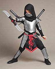 Kids Ninja Costume Halloween Costumes for Boys Ninja Toys with Ninja Foam Accessories 3-10 Year Old Boys Dress up Best Gifts