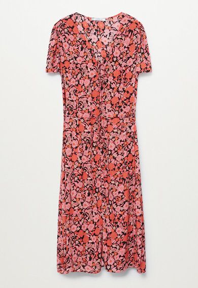 Imprimeu Floral, Short Sleeve Dresses, Dresses With Sleeves, Mango, Exterior, Casual, Products, Fashion, Templates