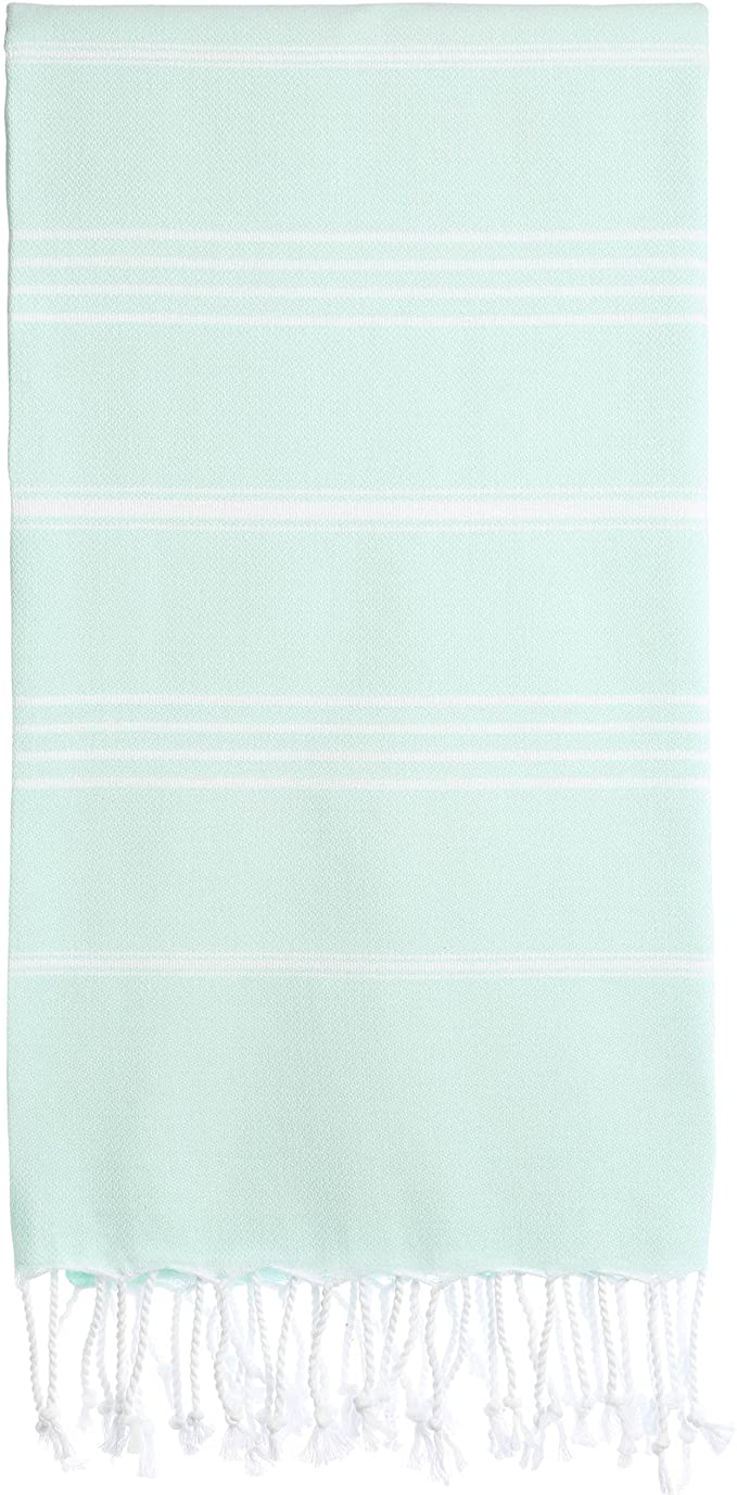 Pestemal Turkish Bath Towels 37x70/%100 CottonTM by Cacala Aquamarine