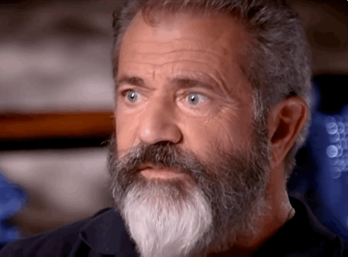 14 Mesmerizing GIFs Of Mel Gibson's Crazy New Beard | Mel gibson, Gibsons, Beard