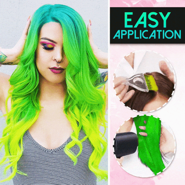 Image result for Thermochromic Color Changing Hair Dye gif