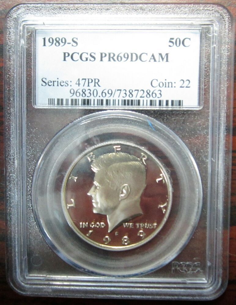 2014-P PCGS PR69 DCAM SILVER FIRST STRIKE PROOF,JFK HALF KENNEDY 50 ANNIV LABEL