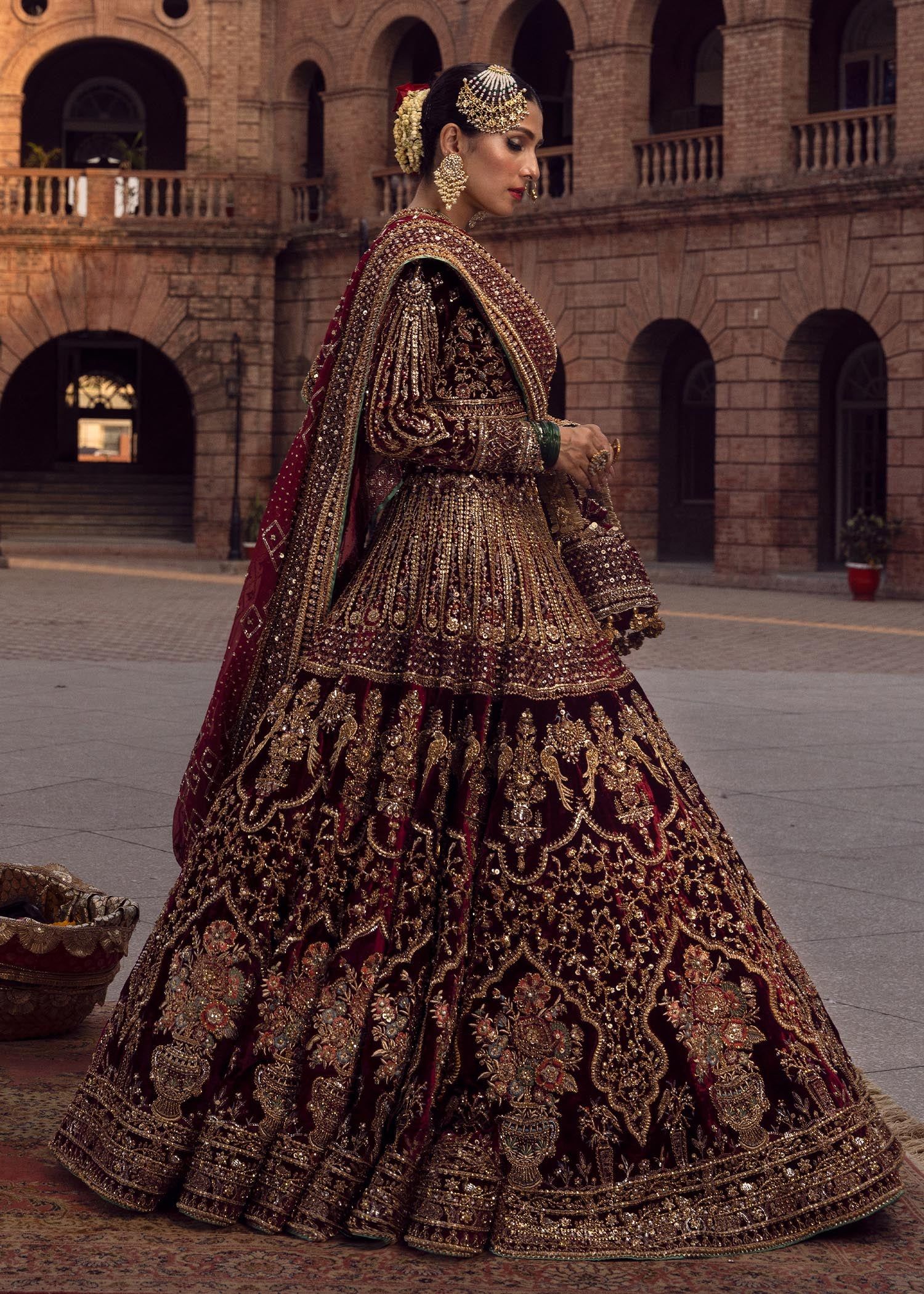 Include Choli Lehenga 2 Dupattas Pouch Fabric Choli Velvet Lehenga include-choli-lehenga-2-dupattas-pouch-fabric-choli-velvet-lehenga