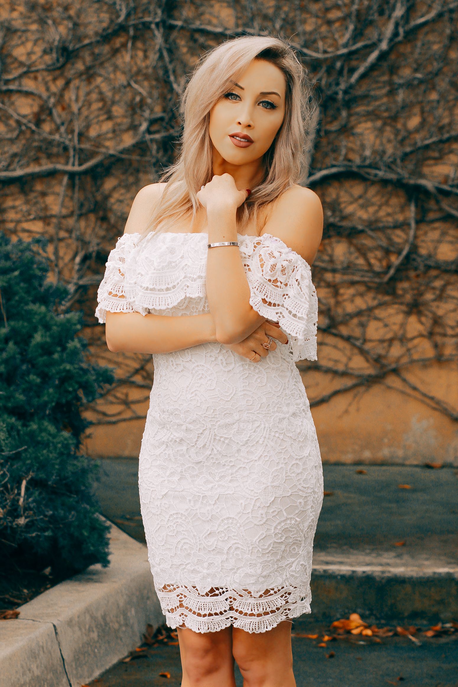 Blon In The City White Lace Bridal Shower Dress Fashion Blon In The City White Lace Bridal Shower Dress