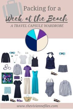 Can I Pack Just 11 Pieces for a WEEK at the Beach? Absolutely #travelwardrobesummer