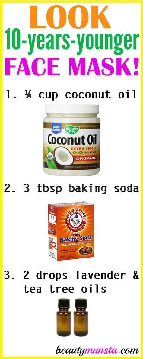 Do you want to look 10 years younger?! Try using coconut oil and baking soda for wrinkles 3 times a week! What Coconut Oil and Baking Soda Does for Wrinkles Coconut oil and baking soda are both amazing anti-aging ingredients. Baking soda helps with cleansing skin, gentle exfoliation, shrinking large pores and firming the face. … Beauty Skin Care, Skin Care Tips, Face Beauty, Skin Tips, Aging Beauty, Skin Advice, Coconut Oil Facial, Coconut Oil Face Mask, Beauty Secrets