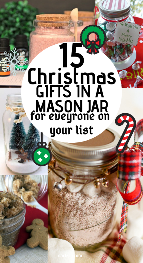 Noël Mason Drinking Jar Renne