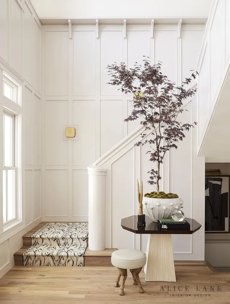 A Welcoming Entry - Park and Oak Interior Design
