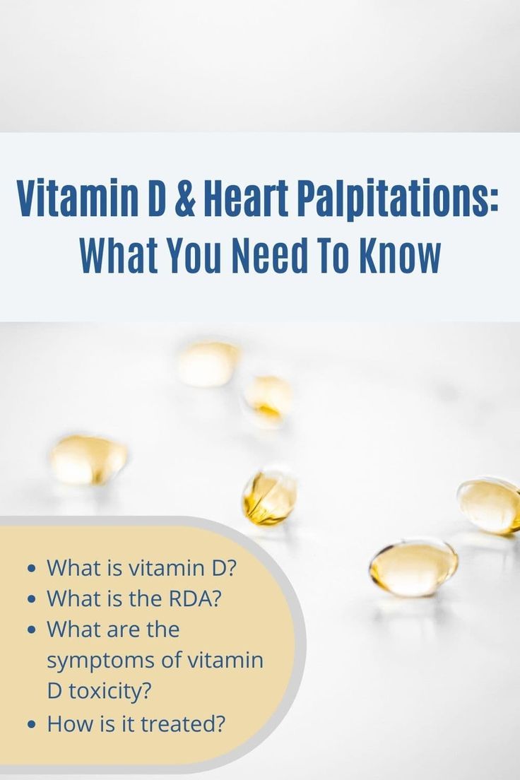 Vitamin D gel capsules in background with banner article title High Dose Vitamin D, Taking Vitamin D, Vitamin D Supplement, Heart Palpitations, Higher Dose, Health Board, Rda, Heart Health, Symptoms