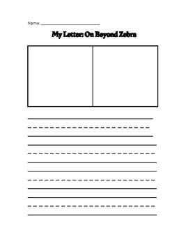 On Beyond Zebra Worksheets Creative Writing With Dr Seuss On Beyond Zebra Lesson Plans Creative Writing Fun Writing Prompts On Beyond Zebra