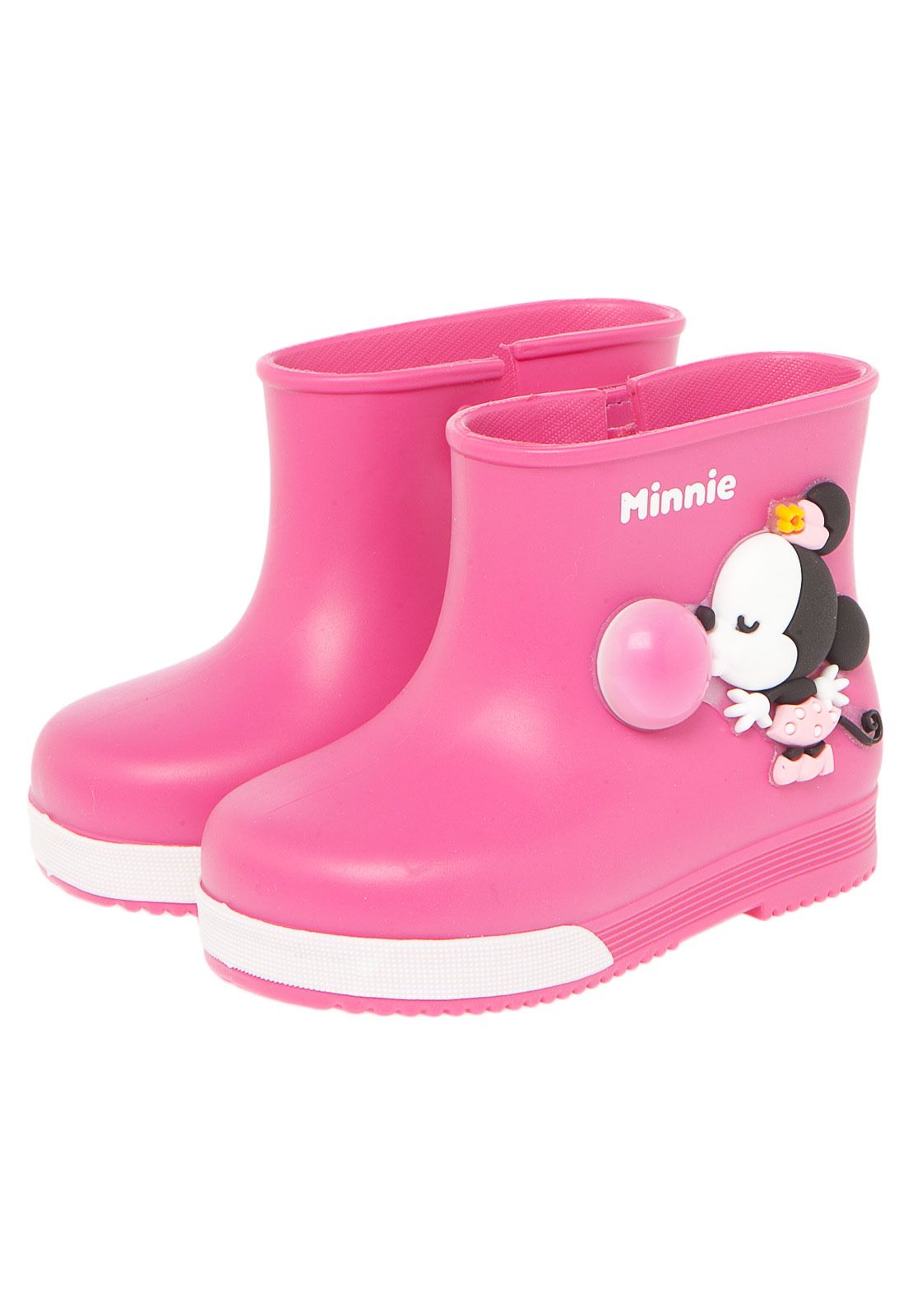 Galocha Grendene Kids Mickey e Minnie Bubble Baby Infantil Rosa | Botas infantis, Botas e Bubble