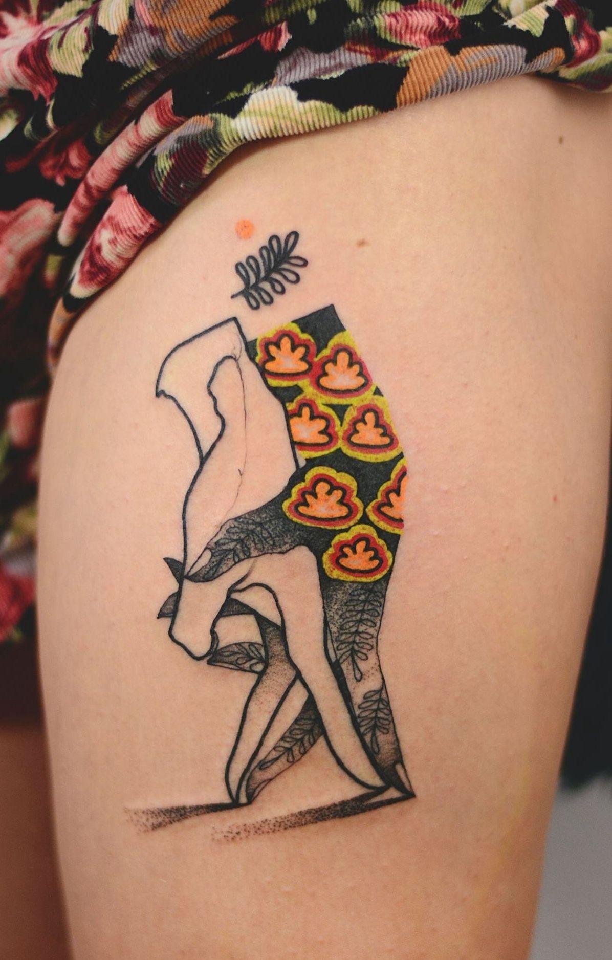 Single mann tattoo