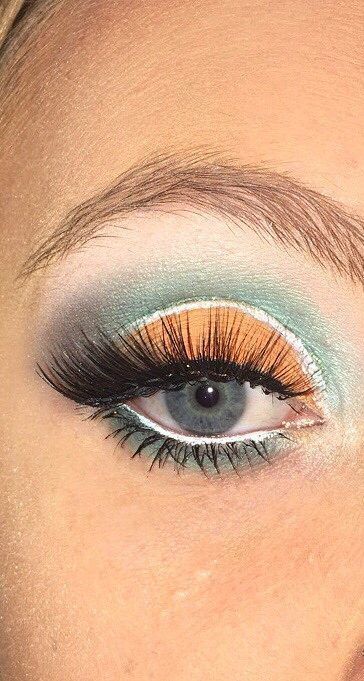 makeup;makeup ideas;makeup tutorial;colorful eye makeup;bright eye makeup;bright...