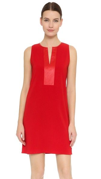 Slit Neck Dress