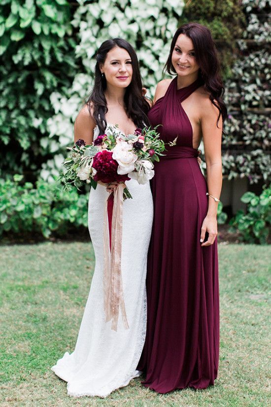 Chic Garden Farm Wedding Hily Ever Honan Pinterest Love That Deep Burgundy Colour