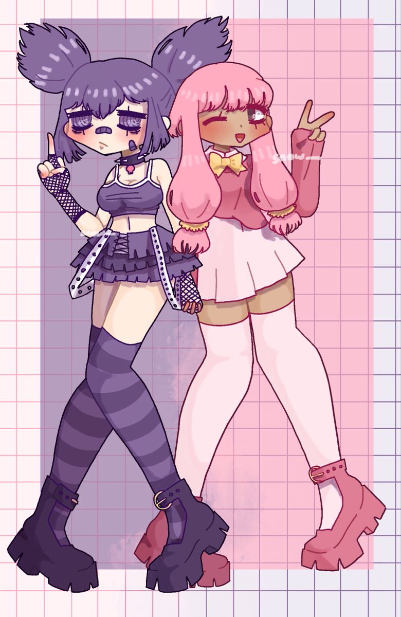 my melody + kuromi my melody + kuromi