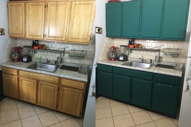 Brighten Up Your Boring Kitchen In Just 5 Hours And It S Perfect Er S Cabinet Cover Up Kitchen Cabinets Design