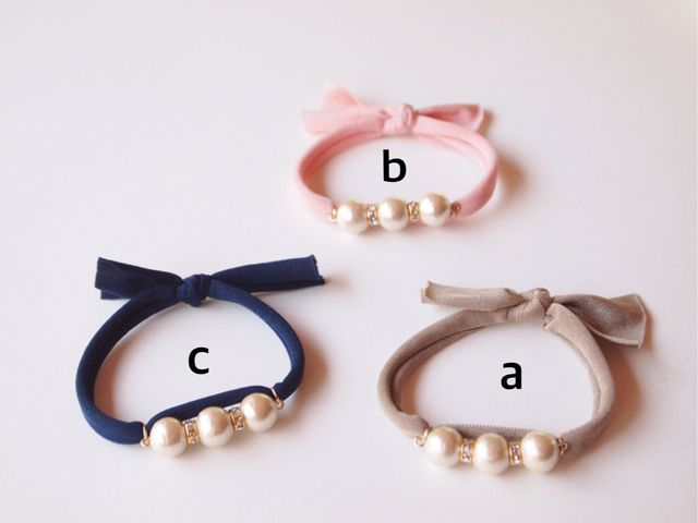 Ladylike ストレッチリボンブレスレット Simple ブレスレット アクセサリー 手作り アクセサリー Ladylike ストレッチリボンブレスレット Simple ブレスレット アクセサリー 手作り アクセサリー