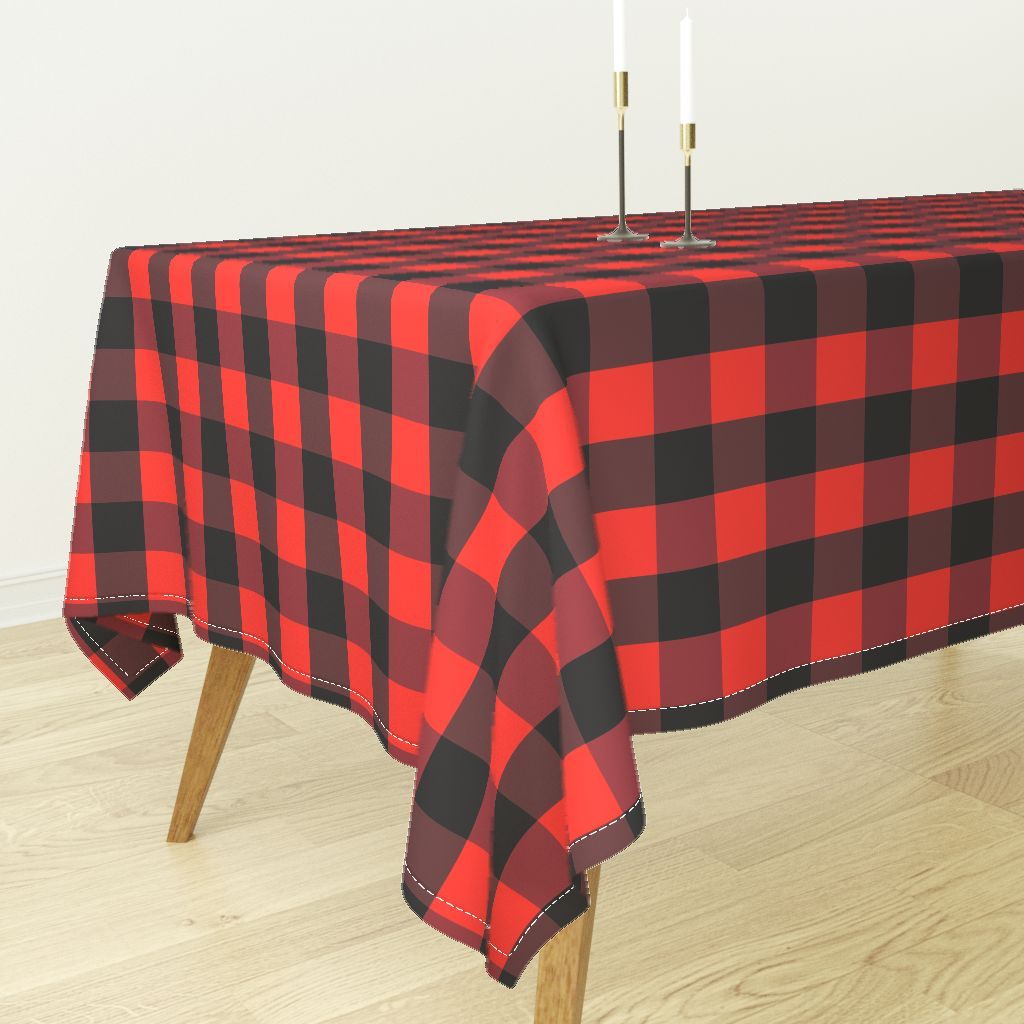 Colorful fabrics digitally printed by Spoonflower Classic Red and