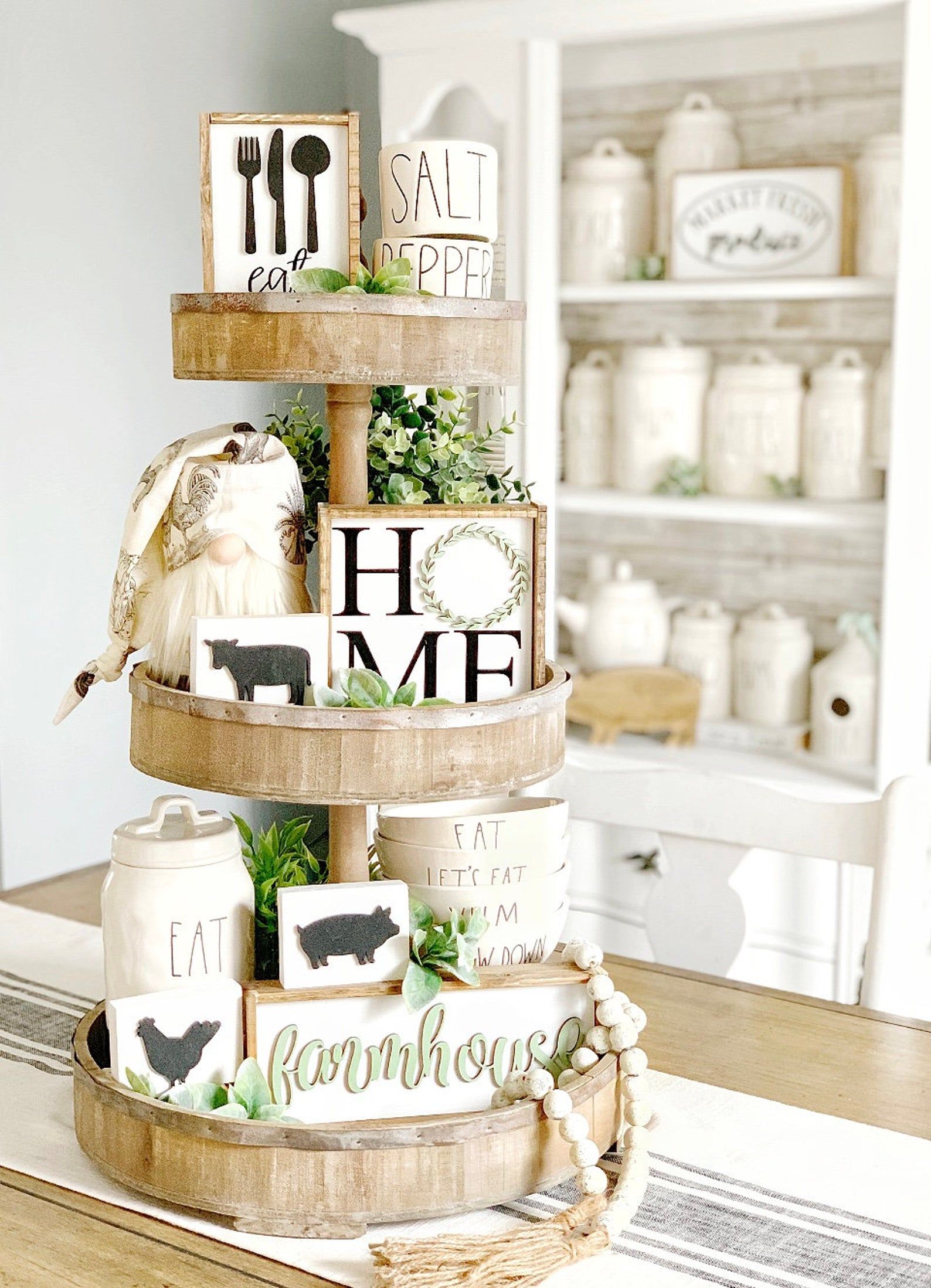 Farmhouse signs / tiered tray decor / home sign / Farmhouse signs / tiered tray decor / home sign /