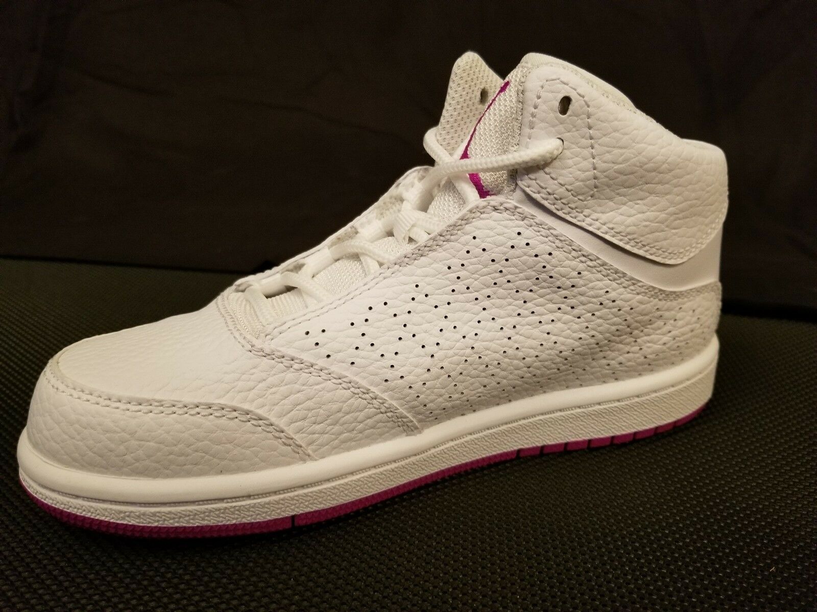 Nike Air Jordan 1 Flight 5 Prem GP White//Purple Shoes Girl/'s//Kid/'s Size 2Y
