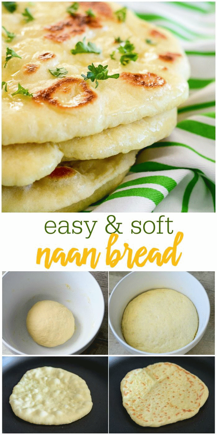 Homemade Naan Bread - So Easy and Soft (+VIDEO) | Lil' Luna