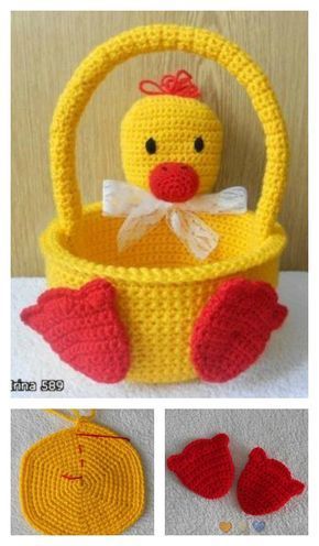 10+ Crochet Easter Basket Free Patterns 10+ Crochet Easter Basket Free Patterns