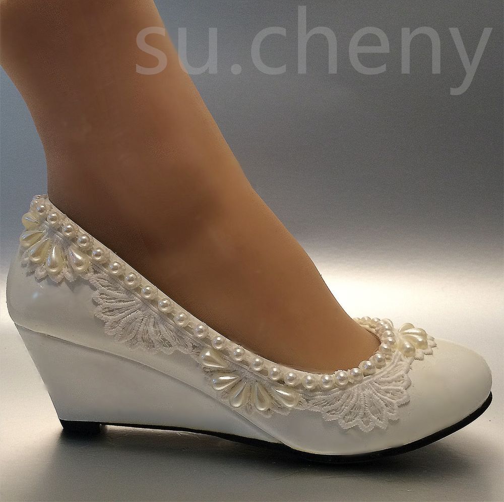 Nina New York Ivory Crystal Wedding Wedge Shoes Size 7 Fashion Clothing Shoes Accessories Womensshoes Heel Wedge Wedding Shoes Wedge Shoes Wedding Wedges