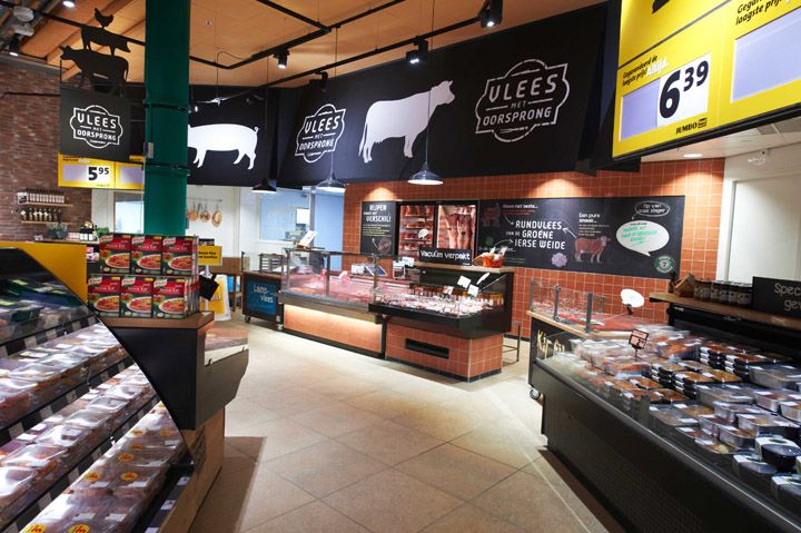 One Of The Fastest Growing Supermarket Chains In The Netherlands With A Wide Range Of Food And Non Food Items Food Retail Grocery Store Design Supermarket