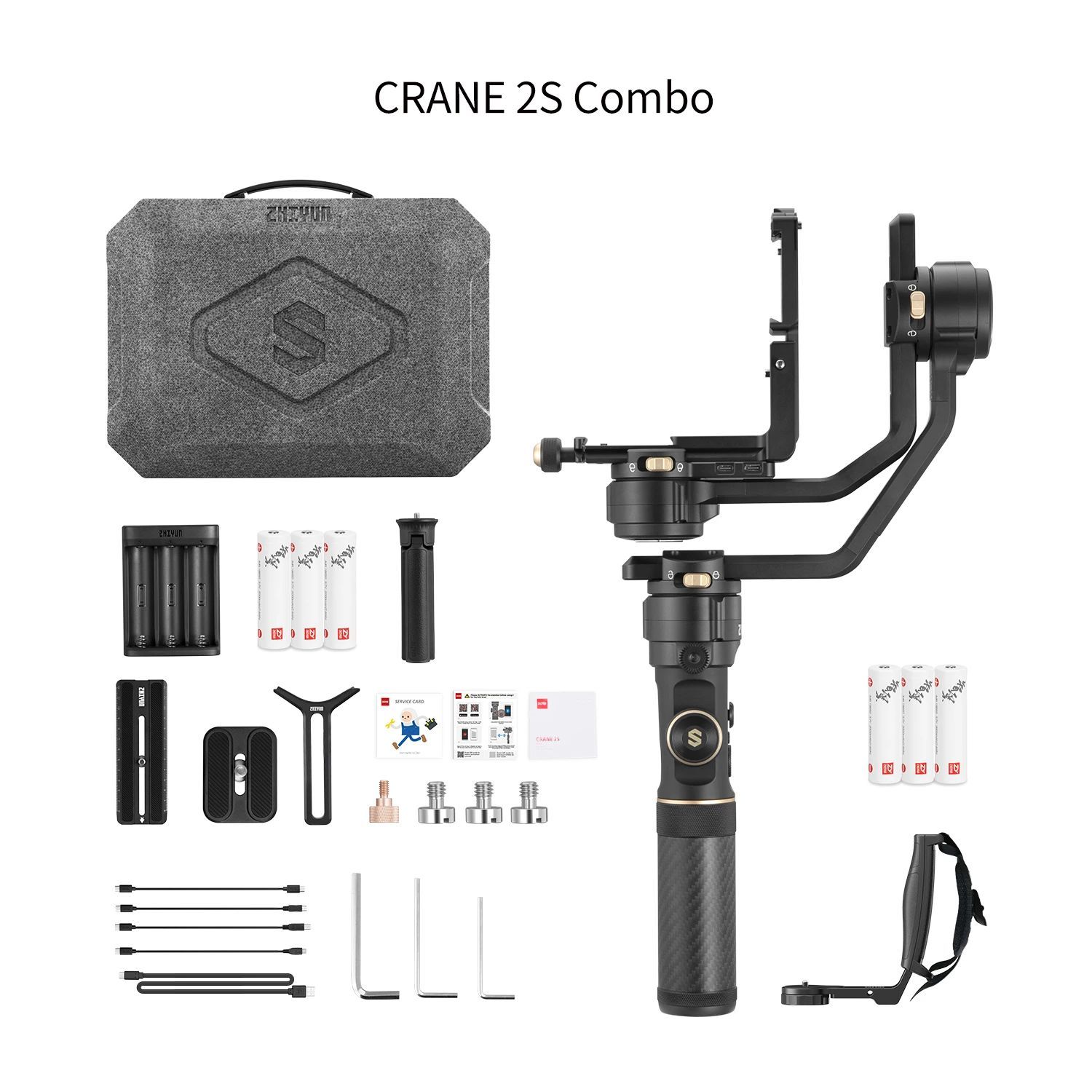 Zhiyun-Tech CRANE 2S 3-Axis Bluetooth 5.0 Handheld Gimbal Stabilizer