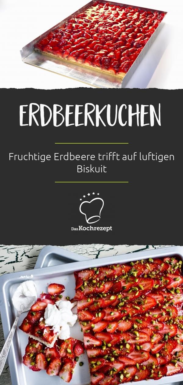 Erdbeerkuchen vom Blech