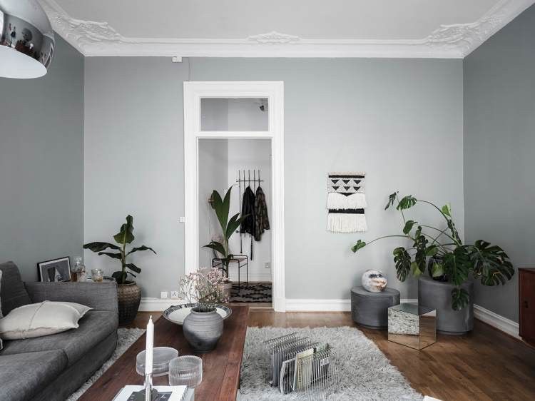2,5 комнаты | Блог о дизайне интерьеров Nordic Scandinavian, Blog Deco, Decoration, Minimalist Design, Living Area, Oversized Mirror, Gallery Wall, Mid Century, Frame