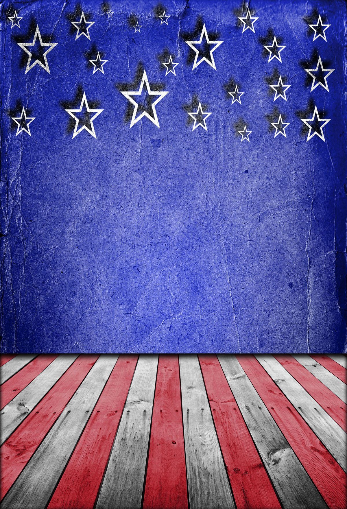 Red And Blue Star Wallpaper
