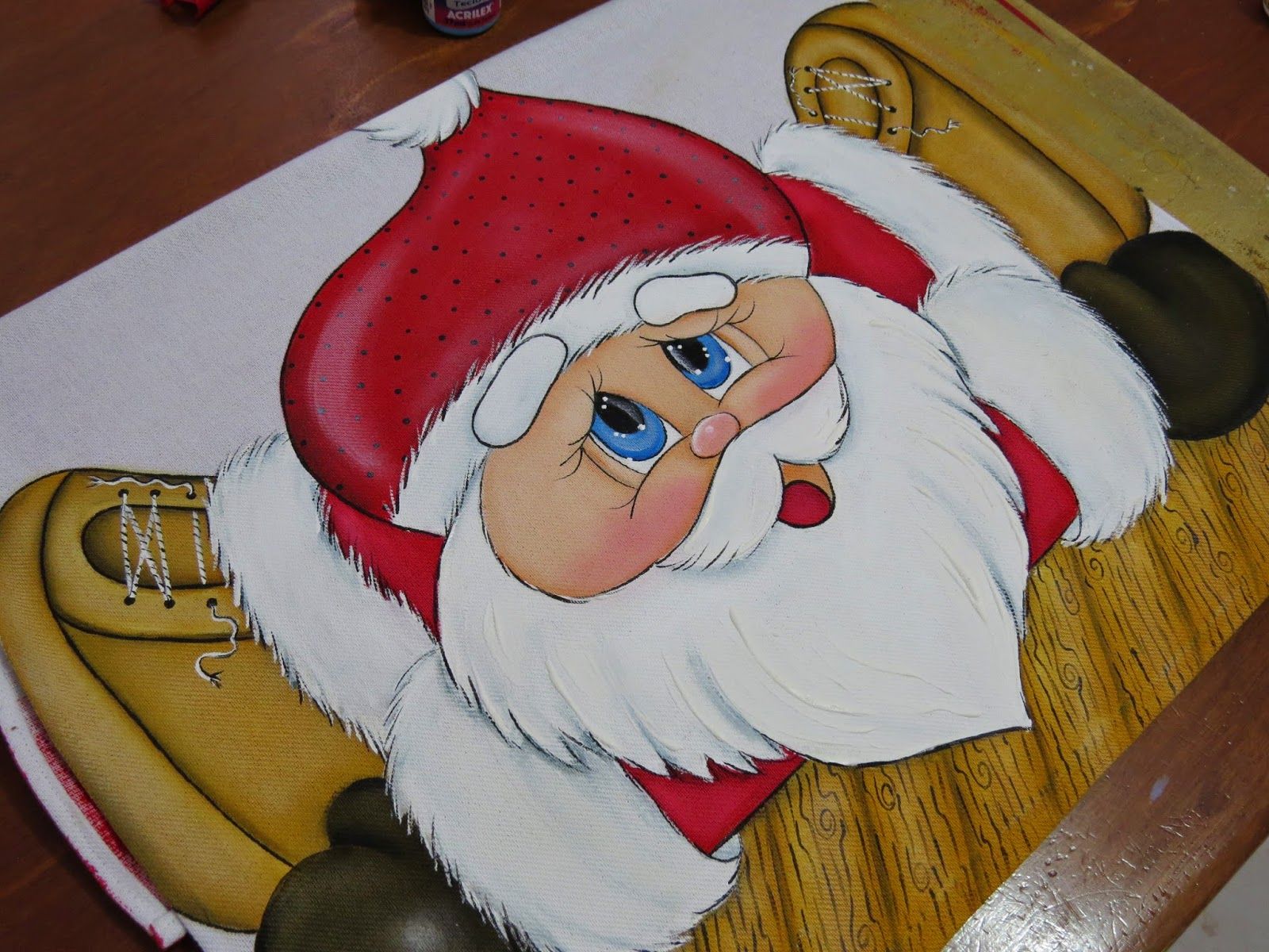 Fotos de papai noel para pintar em tecido 19 Fotos de papai noel para pintar em tecido 100