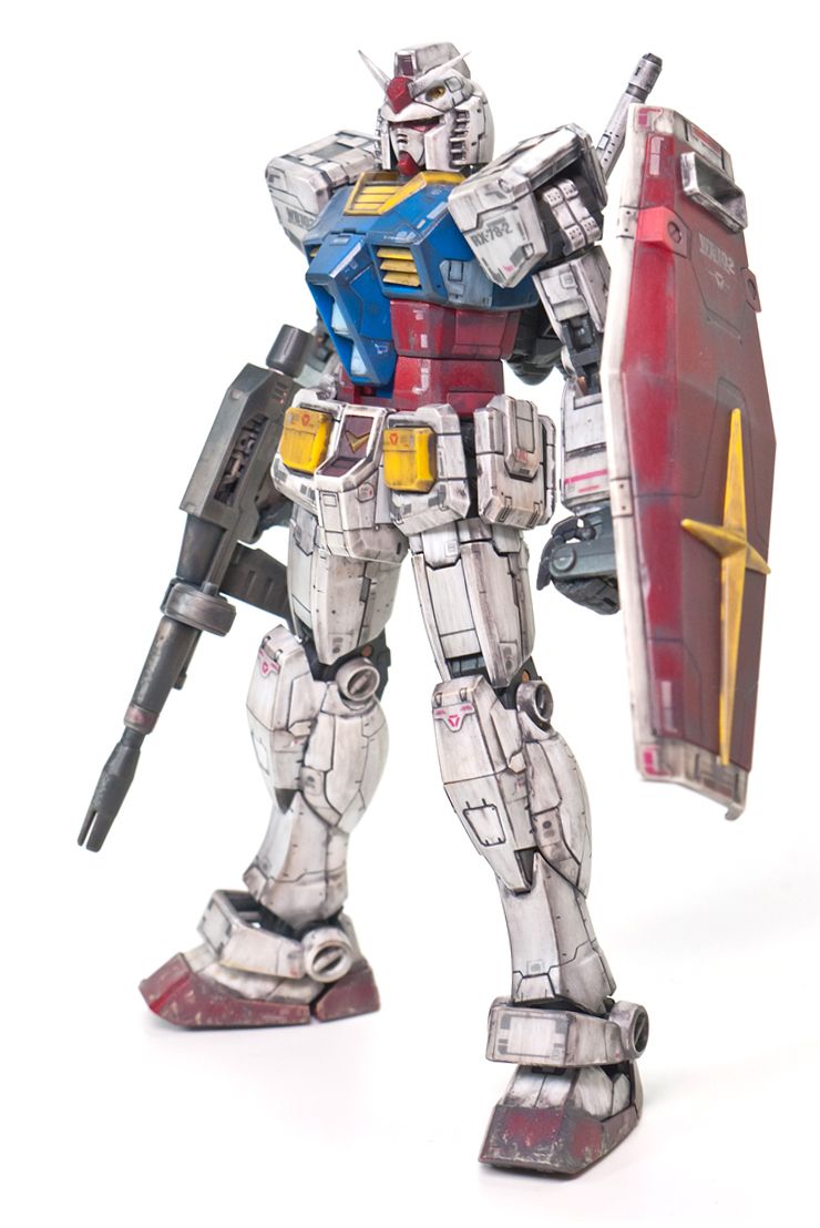 Rg 1 144 Rx 78 2 Gundam Amazing Weathered Ver Photoreview Wallpaper Size Images Modeled By Gislab12 Gunjap Gundam Custom Gundam Gundam Wallpapers