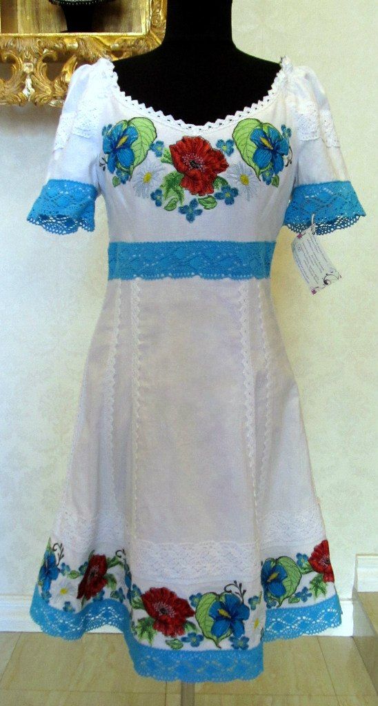 Вышитое платье - магазин УкрМода Киев - http://ukrmoda.in.ua/