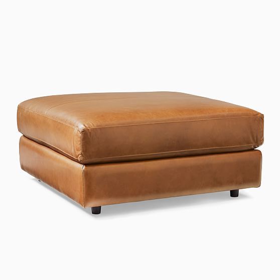 Urban Leather Ottoman Coffee Table Leather Ottoman Coffee, Oversized Leather Coffee Table Ottoman