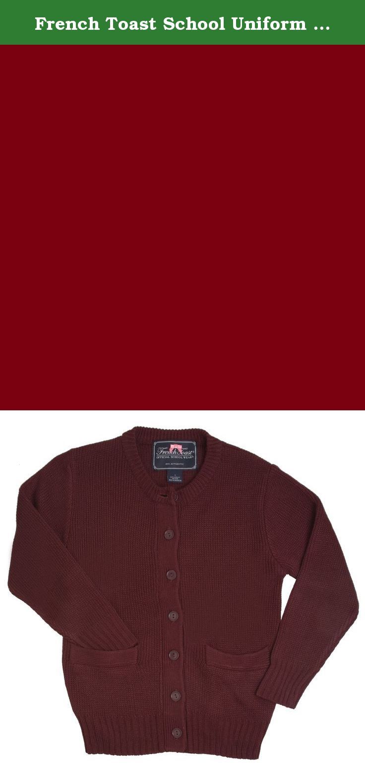 French Toast Boys Anti-Pill V-Neck Cardigan Sweater