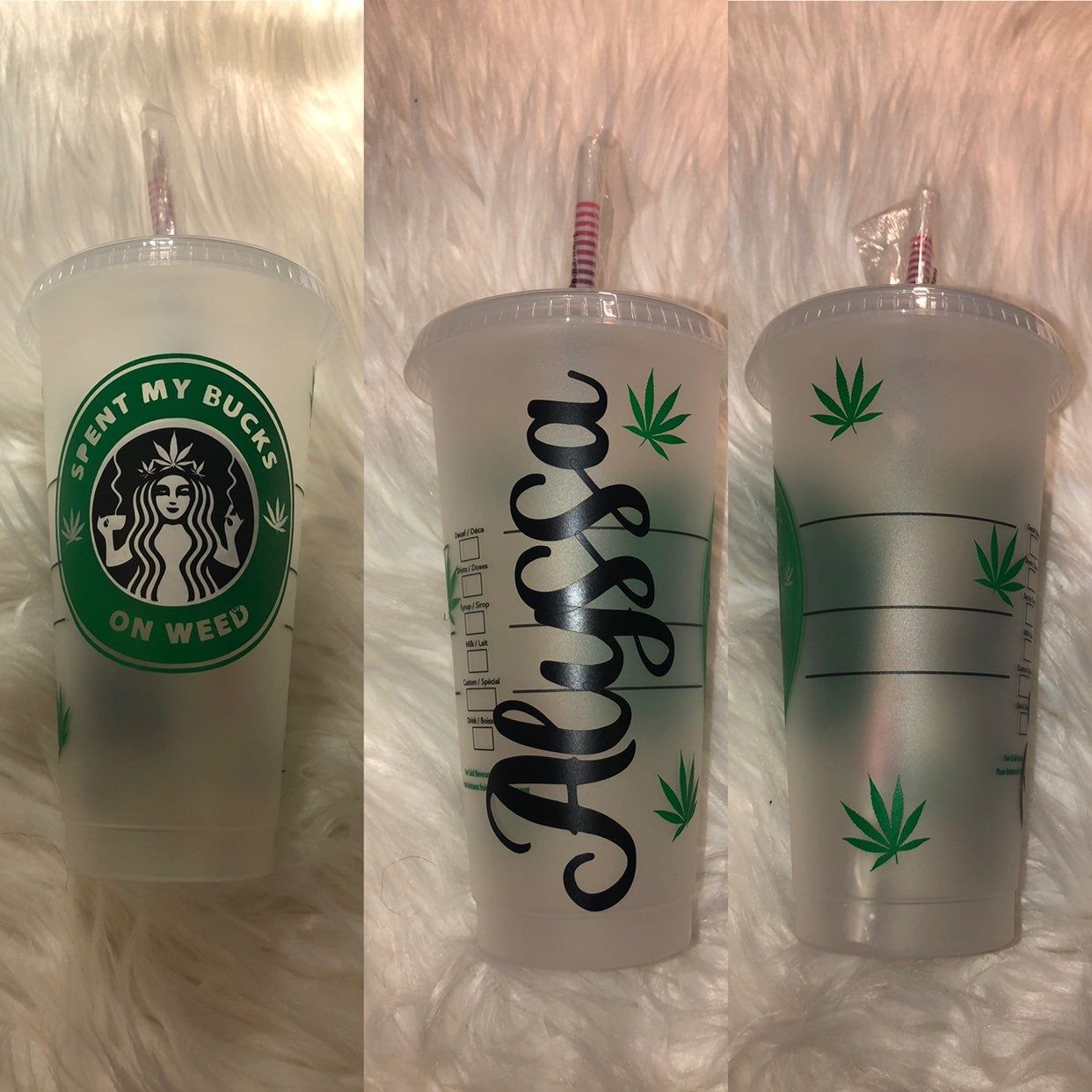 venti reusable cold cup 420 cannabis tumbler Starbucks cannabis tumbler