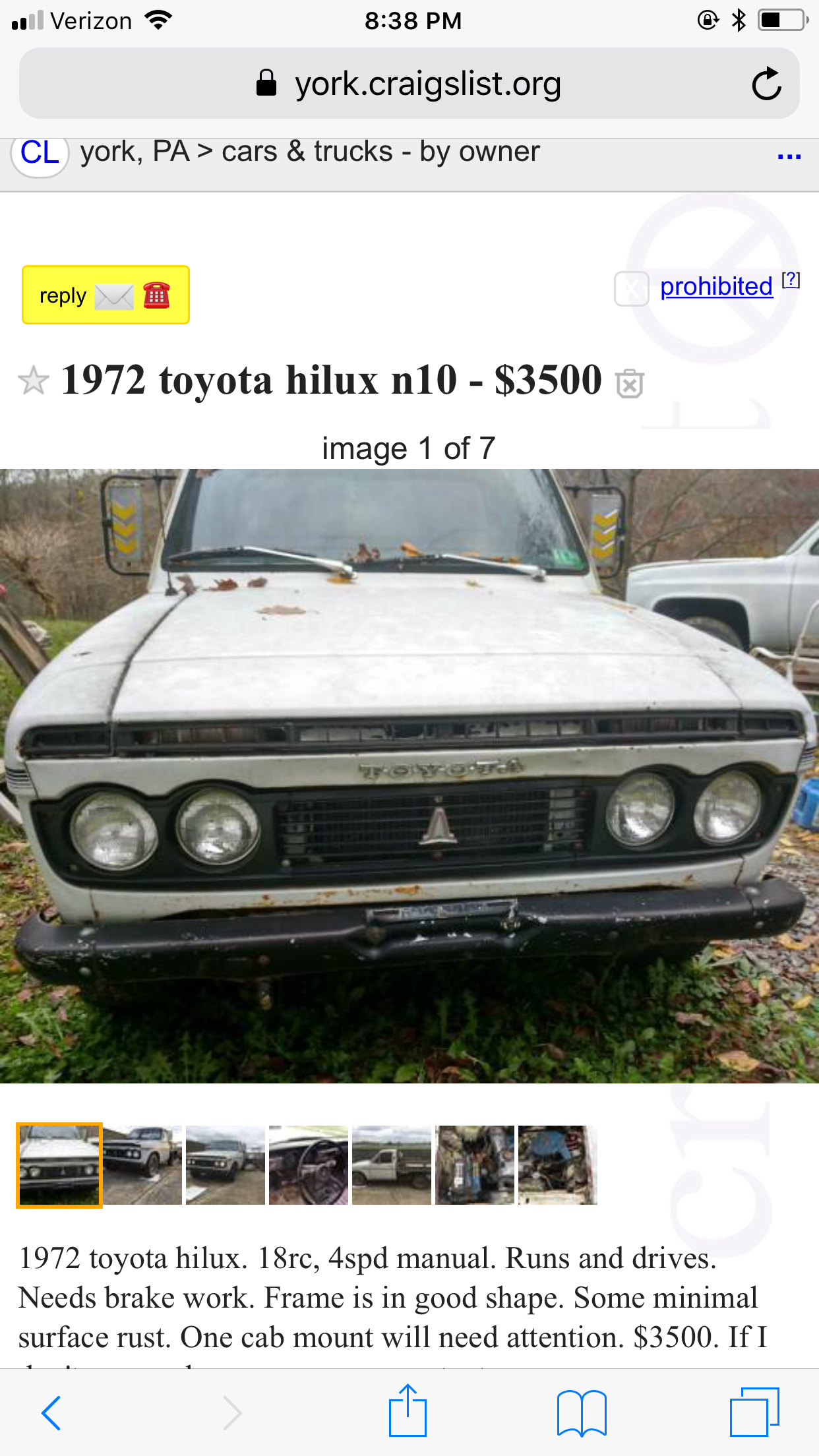 Pin By Bill On 1stgentoyotahilux