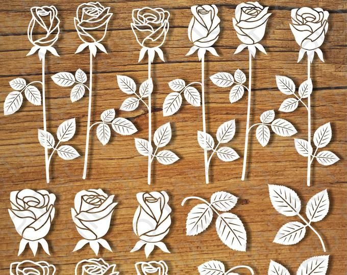 Download Decoraciones florales archivos SVG para Silhouette Cameo y ...