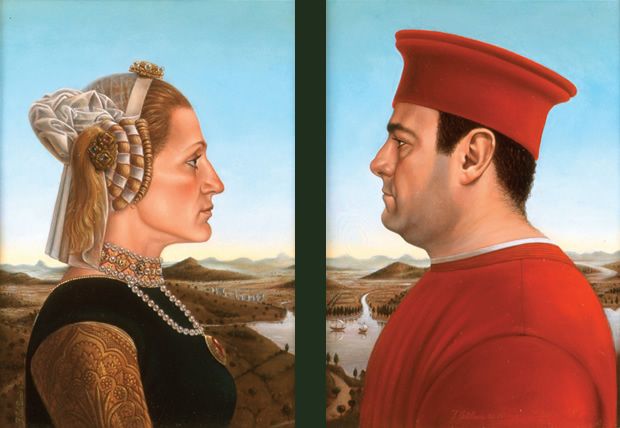 Artist: Federico Castelluccio Love this one, Carmella and Tony Soprano