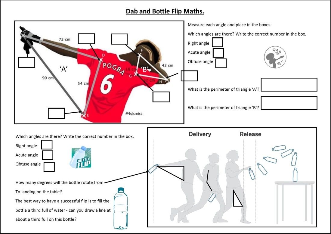 Workbooks the twits worksheets ks2 : The Maths of the Bottle Flip and Dabbing | Math | Pinterest ...