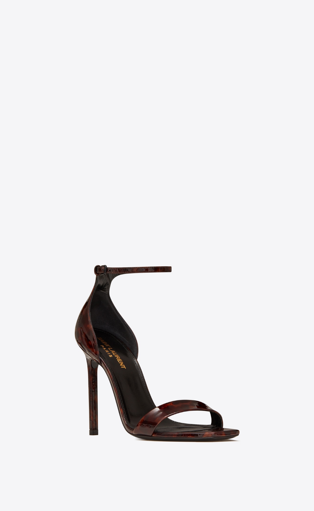 AMBER sandals in tortoiseshell patent leather | Sandals, Women shoes, Heels