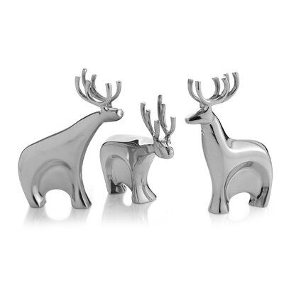 namb 233 3 piece blitzen mini reindeer figurine set size 8 lighting 3 piece christmas light swag set