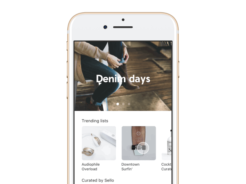 sello discovery ui ux user interface design and ui animation team works app