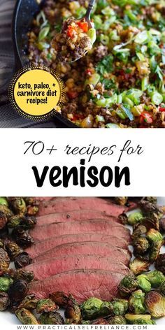 Well crafted keto, paleo, and carnivore venison recipes that are loaded with healthy fats can turn your fall harvest into a spectacular meal. There’s nothing better than a little wild game on the table when it’s well prepared and low in carbs! #hunting #meateater #deerrecipe #ketogenic Venison Backstrap Recipes, Venison Sausage Recipes, Venison Meat, Deer Meat Recipes, Wild Game Recipes, Game Food, Meat Eaters, Oh Deer, Cooking Recipes