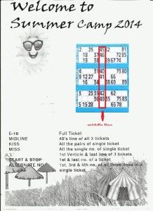 tambola games for summers summer camp tambola ticket kitty party