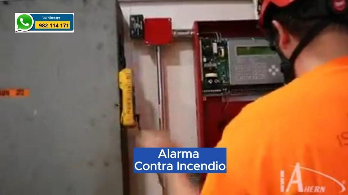 Mantenimiento CERTIFICADO ALARMA CONTRA INCENDIO en San Isidro